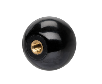 G+E SuperGrip bolt knob, black, Ø 30mm_1