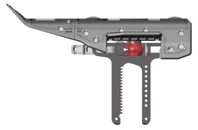 G+E Schaftbacke Smallbore Zahnstange +20mm, RH_8