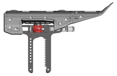 G+E cheek piece Smallbore short ratchet, LH_11