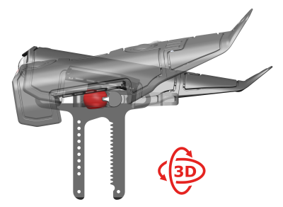 G+E Schaftbacke Smallbore Zahnstange +20mm, LH_9