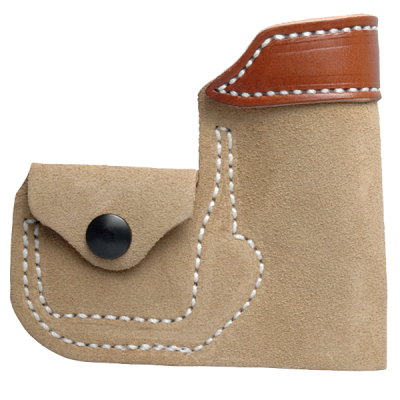 DeSantis Pocket Holster, Leather w/ Ammo Pouch_1