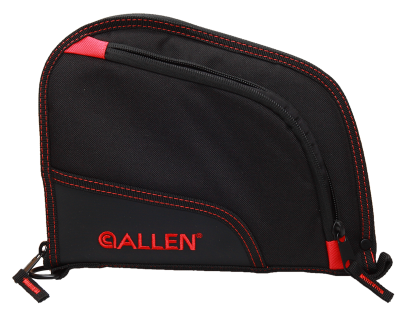 Allen Two Pocket, Auto-Fit Handgun Case 9",blk/red_3