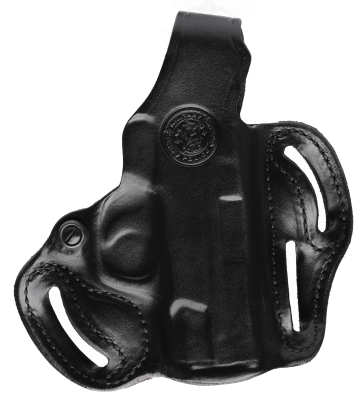 S&W Holster Black Leather Scabbard Thumb Break, RH_1