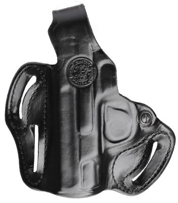 S&W Holster Black Leather Scabbard Thumb Break, LH_1