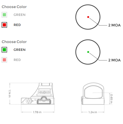 Holosun Reddot Reflex-Visier, HS407C-RD-X2-Black_7