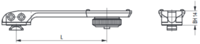 ERA Brückenschwenkmontage für Docter L=63-97mm_1