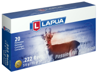 Lapua Kugelpatrone .222Rem, SP 55gr E539