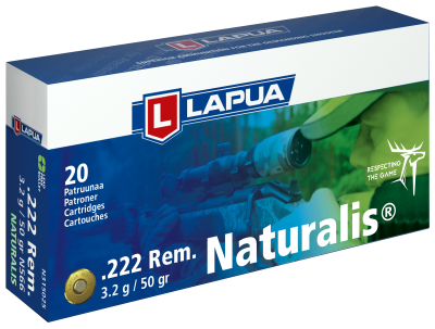 Lapua Kugelpatrone .222Rem, Naturalis 50gr N566_1