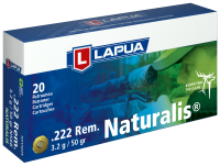 Lapua Kugelpatrone .222Rem, Naturalis 50gr N566