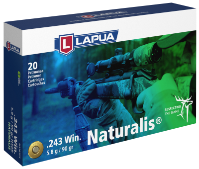 Lapua Cartouches .243Win, Naturalis 90gr N509_1