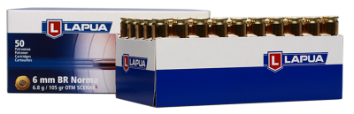 Lapua Cartridge 6mmBR Norma, Scenar-L OTM 105gr_2