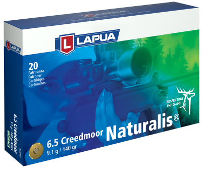 Lapua Cartouches 6.5 Creedmore, Naturalis140gr_1