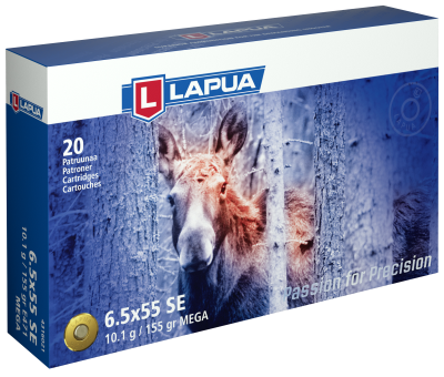 Lapua Cartouches 6.5x55Swedish, Mega SP 155gr_1