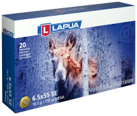 Lapua Cartouches 6.5x55Swedish, Mega SP 155gr