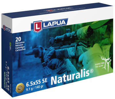 Lapua Cartridge 6.5x55Swedish, Naturalis 140gr_1