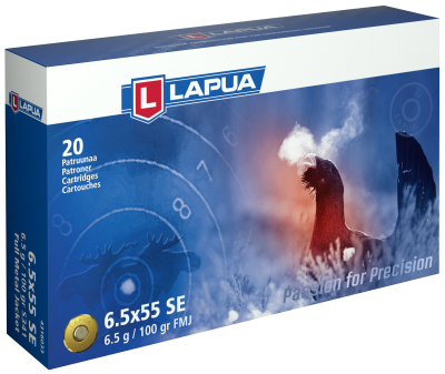 Lapua Kugelpatrone 6.5x55Swedish, FMJ 100gr S341_1