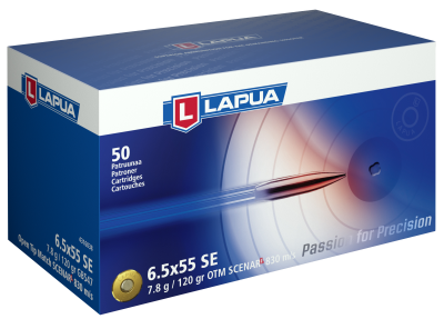 Lapua Cartridge 6.5x55Swedish, Scenar-L OTM_1