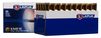 Lapua Cartridge 6.5x55Swedish, Scenar OTM 139gr_2