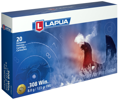 Lapua Cartouches .308Win, FMJ 123gr S374_1