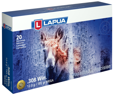 Lapua Kugelpatrone .308Win, Mega SP 185gr E415_1