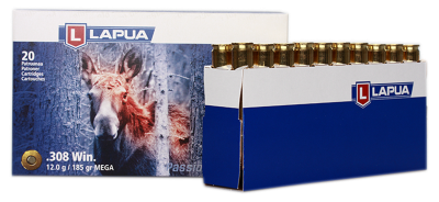 Lapua Cartridge .308Win, Mega SP 185gr E415_2