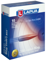 Lapua Cartridge .338Lapua Mag, FMJBT 250gr B408