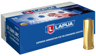 Lapua Cartridge .32S&W long, LWC 98gr C356_1