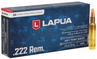 Lapua Kugelpatrone .222Rem, SP 55gr E539