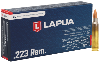 Lapua Kugelpatrone .223Rem, FMJ 55gr S569_1