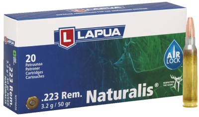 Lapua Cartridge .223Rem, Naturalis 55gr N566_1