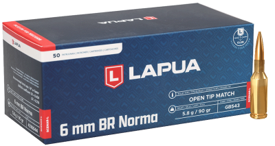 Lapua Cartridge 6mmBR Norma, Scenar-L OTM 90gr_1