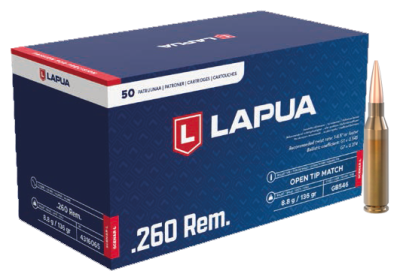 Lapua Kugelpatrone .260Rem., Scenar-L OTM 136gr_1