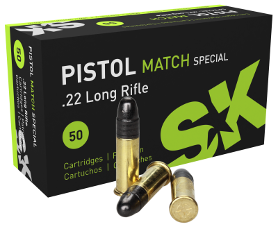 SK cartouche .22lr, Pistol Match Spezial, 345m/s_1