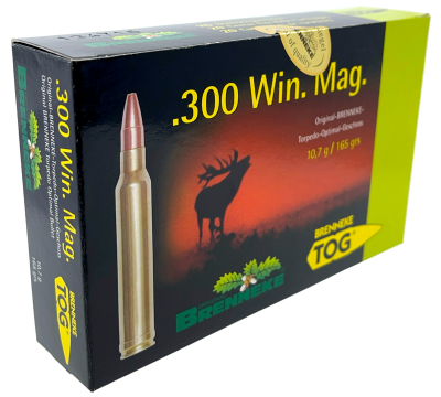 Brenneke Kugelpatrone .300WinMag, TOG 165gr/10.7g_1