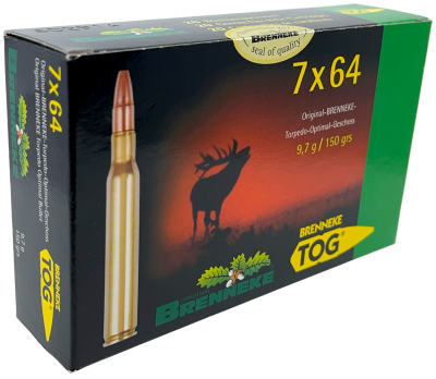 Brenneke Kugelpatrone 7x64, TOG 150gr/9.7g_1