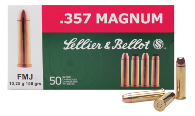 Sellier&Bellot FFW-Patrone .357Mag, FMJ SB 158gr_2