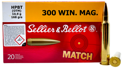 Sellier&Bellot Kugelpatrone .300WinMag 168gr HPBT _1