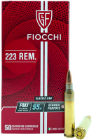 Fiocchi Kugelpatrone .223Rem, FMJ 55gr/3.56g