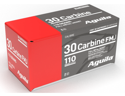 Aguila cartouches .30 Carbine, 110gr FMJ_1