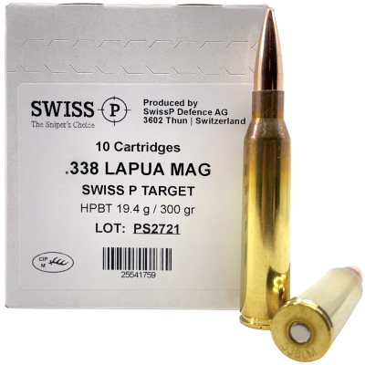 Swiss P Kugelpatrone .338LapMag Target 300gr_1