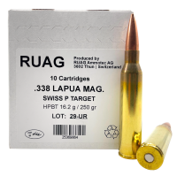 Swiss P Kugelpatrone .338LapMag Target 250gr