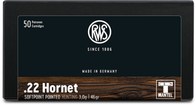 RWS Kugelpatrone .22Hornet, T-Mantel S 46gr/3g_1