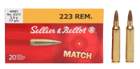 Sellier&Bellot Kugelpatrone .223Rem MatchHPBT 77gr