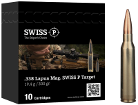 Swiss P Kugelpatrone .338LapMag Target 300gr BOX