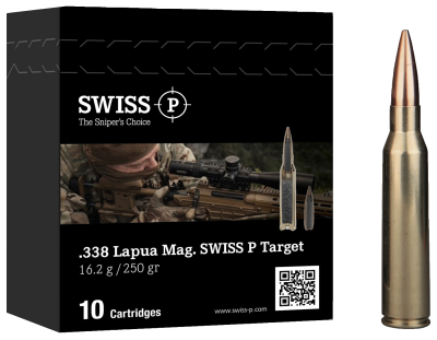 Swiss P Kugelpatrone .338LapMag Target 250gr_1