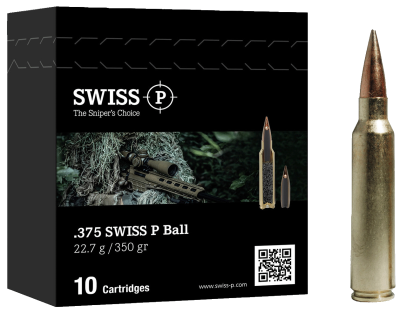 Swiss P Kugelpatrone .375 Swiss P Ball 350gr_1