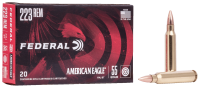 Federal Kugelpatrone .223Rem., FMJ BT 55gr 