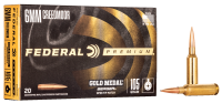 Federal Kugelpatrone GM 6mmCreedmoor, 105gr Berger