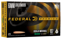 Federal Cartouches GM 6mm Creedmoor, BTHP 107gr