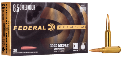 Federal cartridge 6.5Creedmore, 130gr, Berger _1